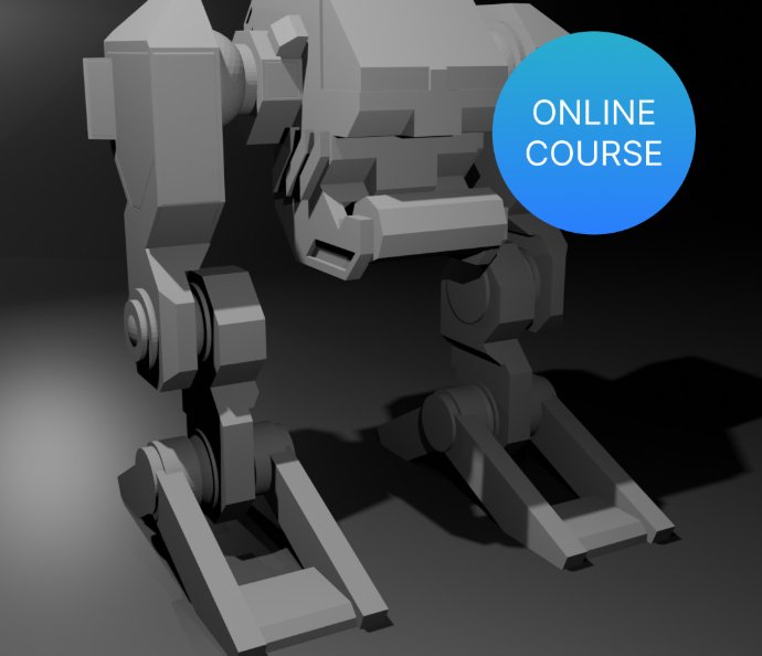 Beginner Course: 3D Modeling in Blender3D — ONLINE — hands-on robotics class