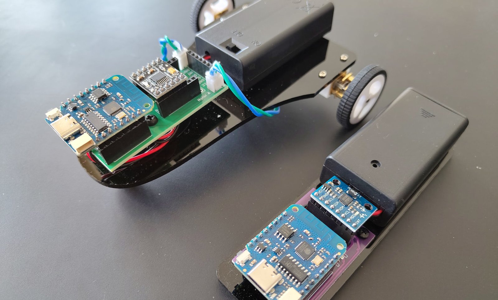 GestureBot Racer. Advanced classes — hands-on robotics class